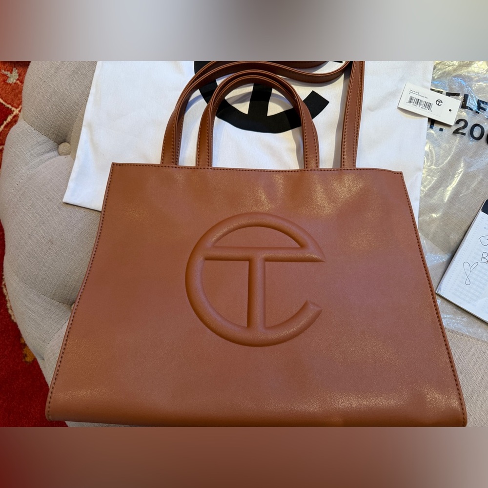 Telfar Medium Tote in hard to find Tan